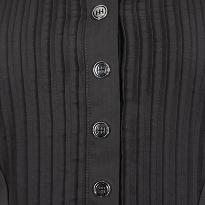 Charcoal Grey Long Sleeve Tudor Shirt