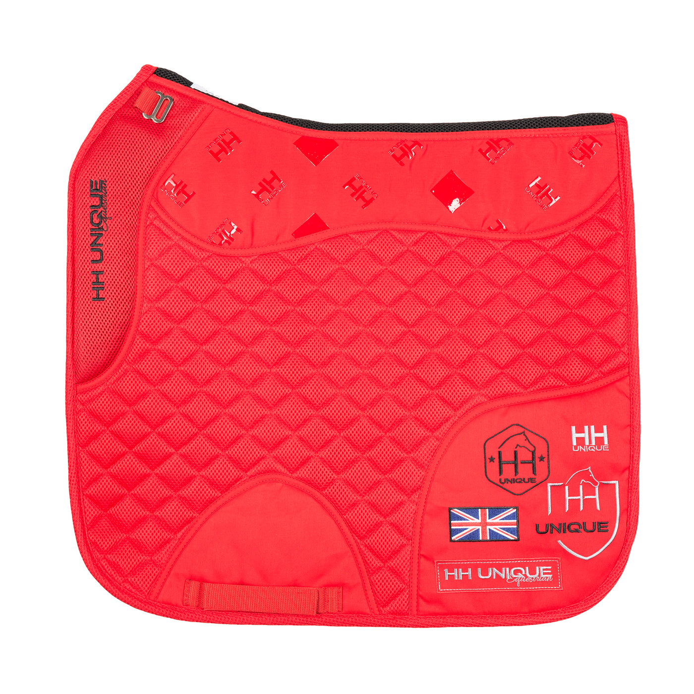 Red FlexiTabz4D™️ Air Gel Performance Pad Dressage