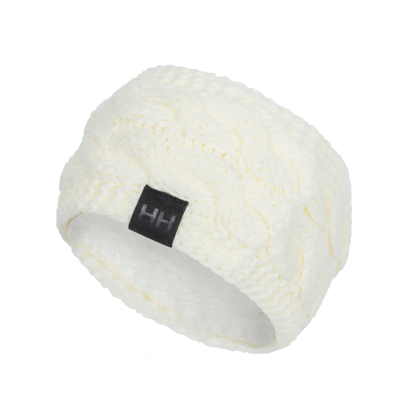 White Thermal Knit Headband