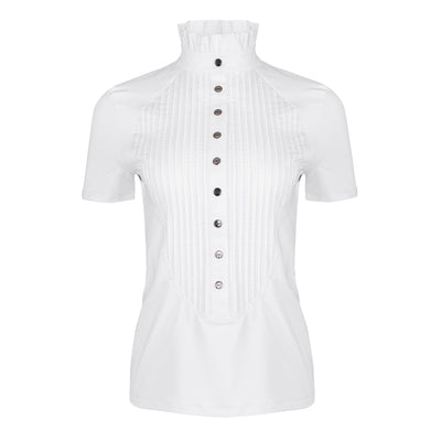 White Short Sleeve Tudor Shirt
