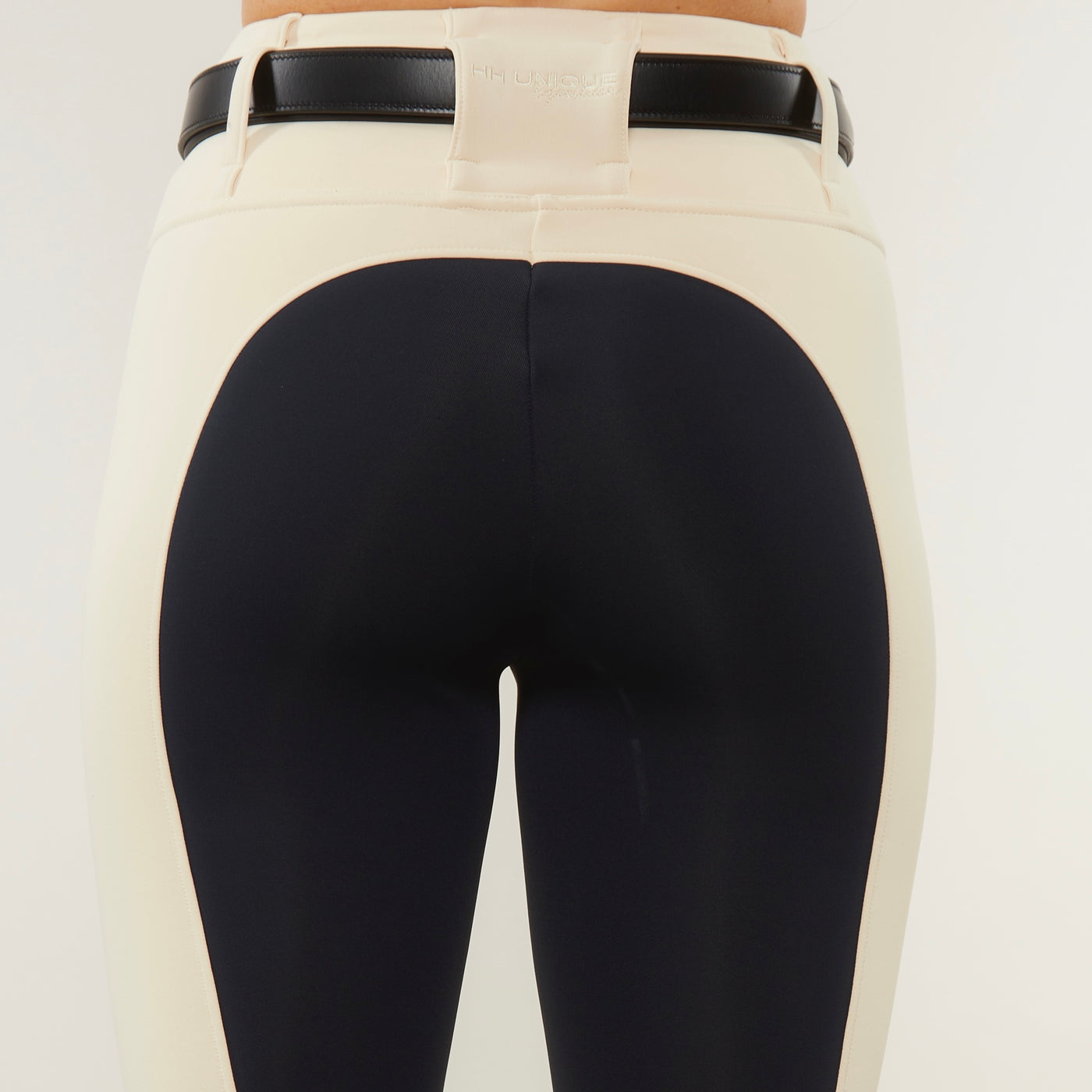 NEW Vanilla Navy Contrast Seat Competition Leggings