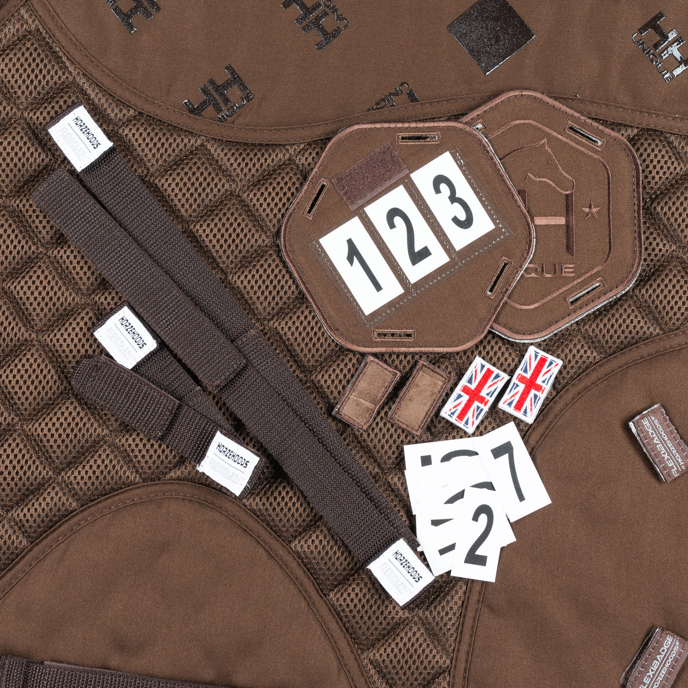 Brown FlexiBadge4D™️ Competition Pad GP/Jump KIT Pack