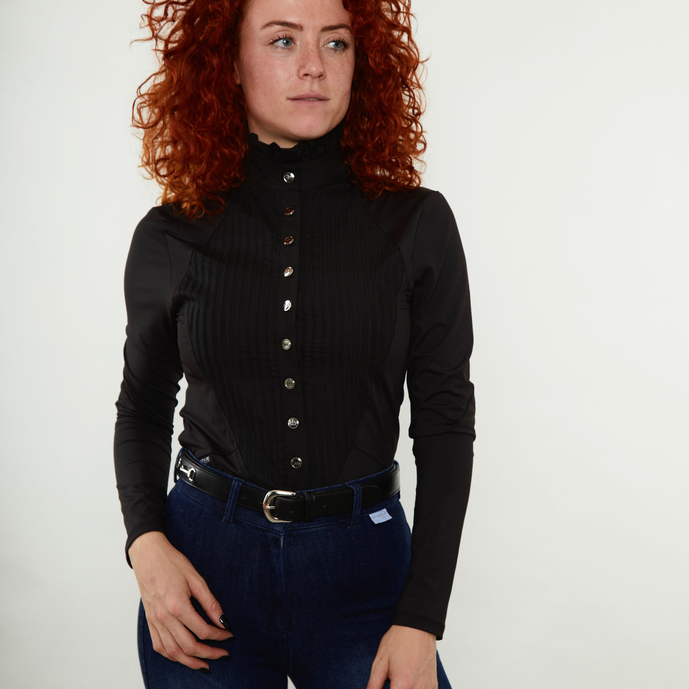 Black Long Sleeve Tudor Shirt
